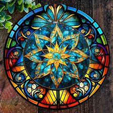 Схема вышивки «Витраж»