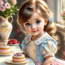 Схема вышивки «Чаепитие»