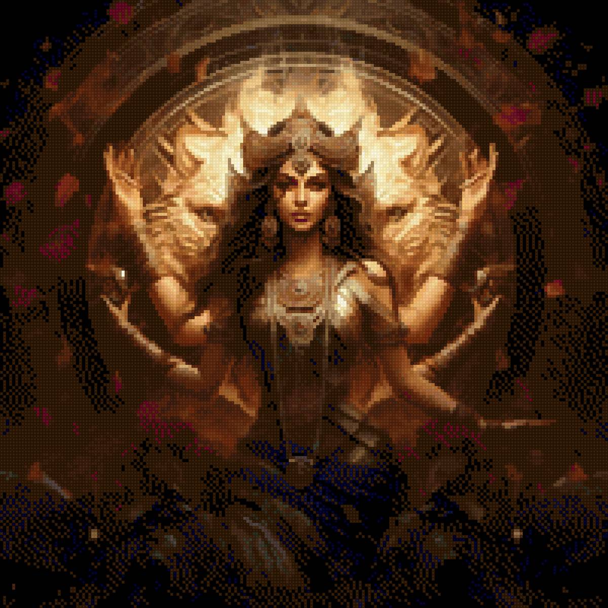 Индийская богиня - предпросмотр