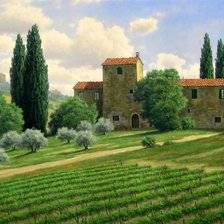 Схема вышивки «Тоскана»