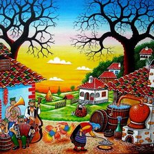 Схема вышивки «Арт-наив»