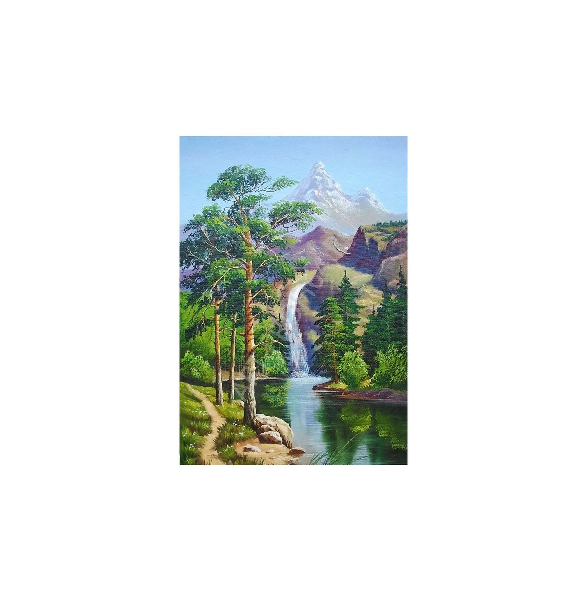 горный водопад (маленькая) - оригинал