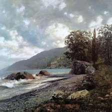 Схема вышивки «Крымский пейзаж»