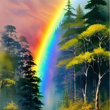 Схема вышивки «Радуга»