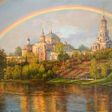 Схема вышивки «Радуга»