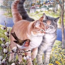 Схема вышивки «Весна»