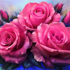 Схема вышивки «Розы»