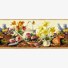 Схема вышивки «цветоводство»