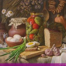 Схема вышивки «сельский натюрморт1»