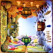 Схема вышивки «круглый год»