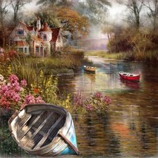 Схема вышивки «paisajes»