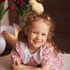 Схема вышивки «Эмилия и цыпы»