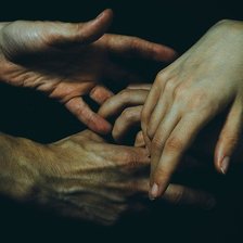 Схема вышивки «руки»