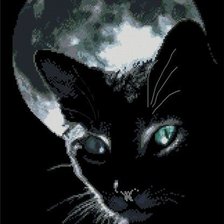 Схема вышивки «кошка15»