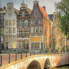 Схема вышивки «Amsterdamse grachtenpanden»