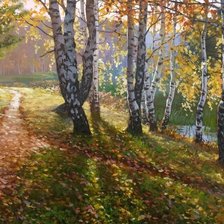 Схема вышивки «Березки»