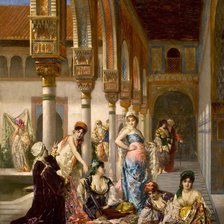 Схема вышивки «Гарем»