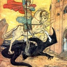 Схема вышивки «Георгий Победоносец»