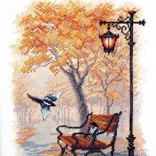 Схема вышивки «Осенний парк»