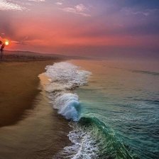 море на закате