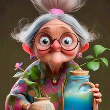 Схема вышивки «Бабуля»