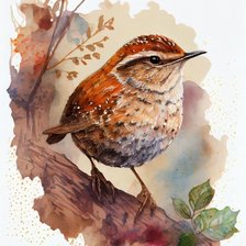 Схема вышивки «pajaros»