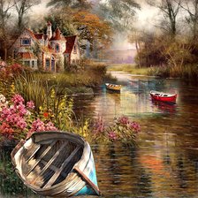 Схема вышивки «paisajes»