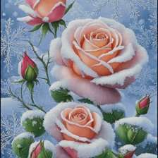 Схема вышивки «Роза»