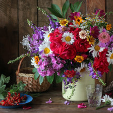 Схема вышивки «Летний букет»