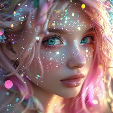 Схема вышивки «Незнакомка но красивая)»