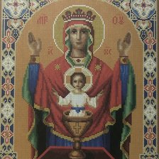 Схема вышивки «Икона божией матери Неупиваемаячаша»