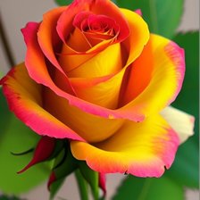 Схема вышивки «Чайная роза»