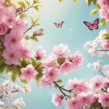 Схема вышивки «Цветение»