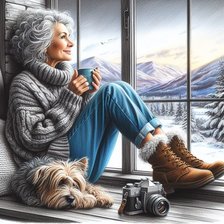 Схема вышивки «Mujeres»