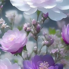 Схема вышивки «Цветы»