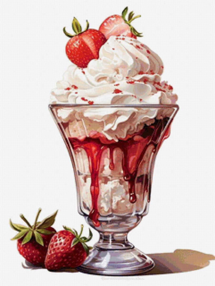 Коктейль с клубникой - коктейль с клубникой - предпросмотр