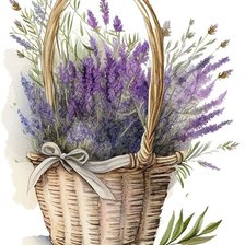 Схема вышивки «Лаванда»