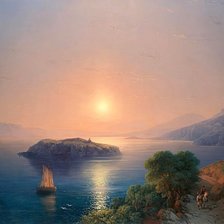 Вид на озеро Севан