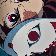 Схема вышивки «Tanjiro»