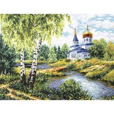 Схема вышивки «дорога к храму»