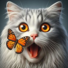 Схема вышивки «Кошечка»