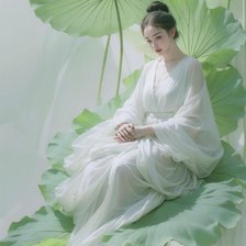 Схема вышивки «Девушка»