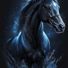 Схема вышивки «Конь»