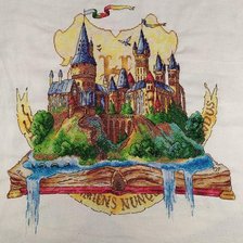 Схема вышивки «Открытая книга»