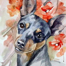 Схема вышивки «собакен»