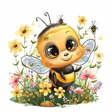 Cute Spring Animals - Bee