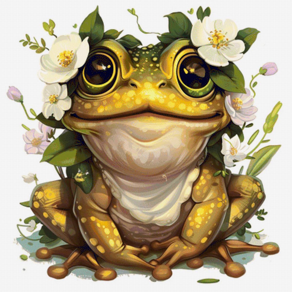 Cute Spring Animals - Frog - frog, spring, animal, cute - предпросмотр