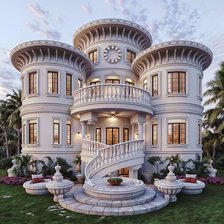 Схема вышивки «Дом мечты»