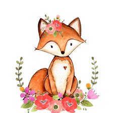 Схема вышивки «Лисенок»