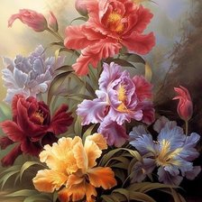 Схема вышивки «В саду»